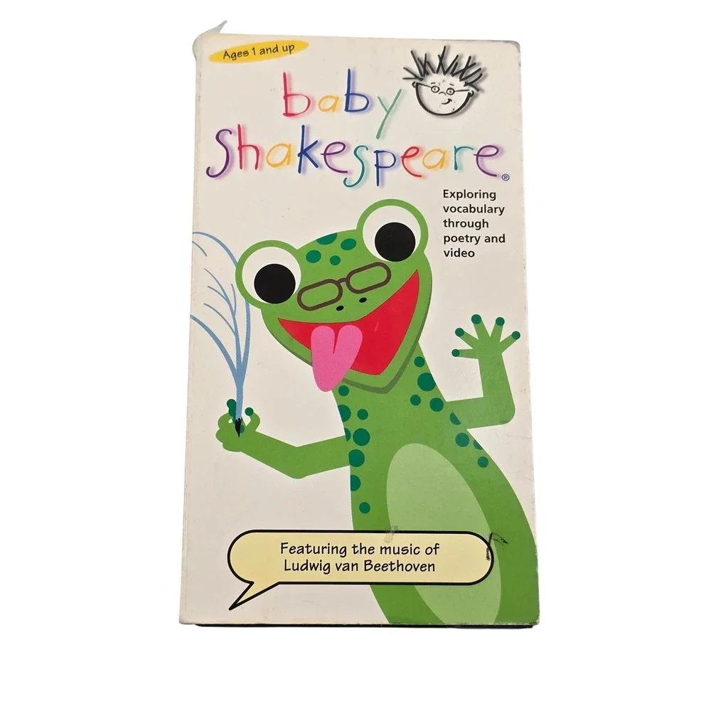 Baby Shakespeare Einstein Exploring Vocabulary Poems VHS 2000 Educational Kids